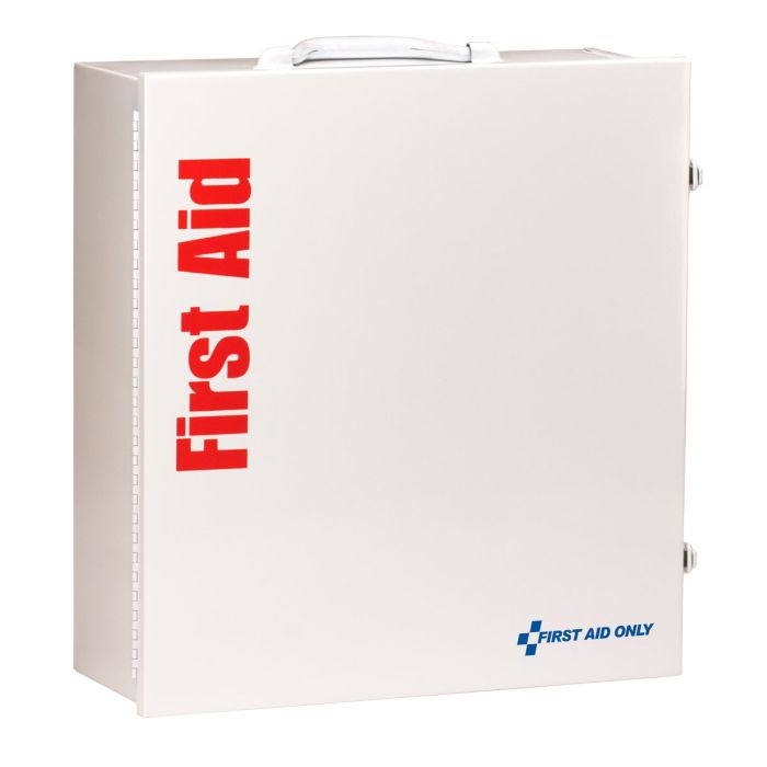 Shelf First Aid Kit Cabinet, ANSI 2021 Compliant, 100 Person ANSI A 3 ...